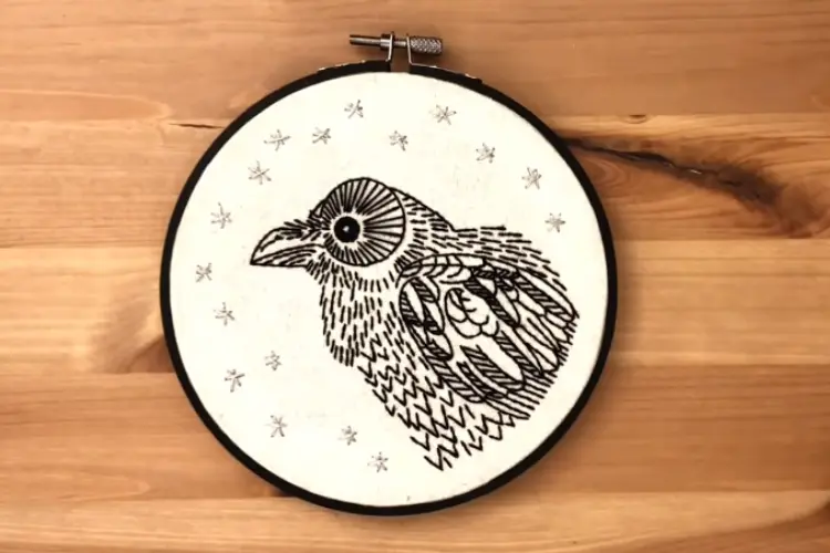 Displaying Finished Embroidery